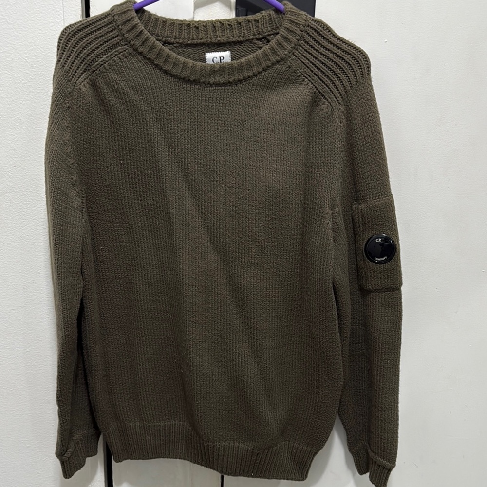CP Company Olive Green Sweater